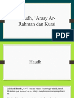 Haudh, Arsy Ar-Rahman, Kursi