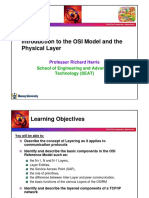 Introduction To The OSI Model and The Physical Layer: School of Engineering and Advanced Technology (SEAT)