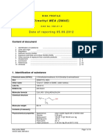 Dimethyl MEA (DMAE) : Date of Reporting 05.06.2012