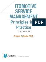 Automotive Service Management: Principles Into Practice