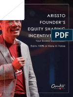 Arissto Founder'S Equity Sharing Incentive Plan: Your Excess Commission Earns 100% or More in Value