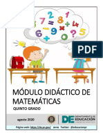 MÃ Dulo 5 Grado MatemÃ¡ticas Final 2