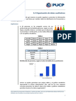 3.2 Organización de Datos Cualitativos