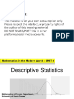 Descriptive Statistics