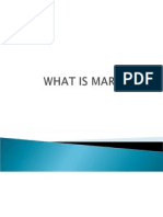 What Is Marketed - Unit 1