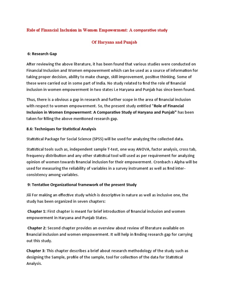 Financial Inclusion's Impact on Women | PDF | Financial Inclusion ...