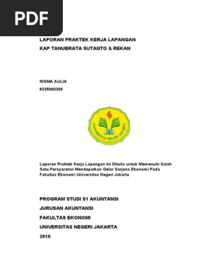Laporan Pkl Risma Aulia 8335060308