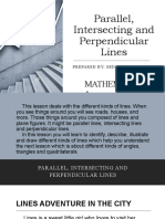 Parallel, Intersecting and Perpendicular Lines: Mathematics 4