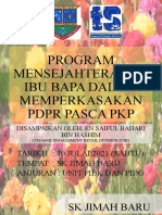 Program Mensejahterakan Ibu Bapa Dalam Memperkasakan PDPR Pasca