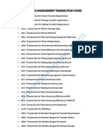 Sap Warehouse Management Transaction Codes