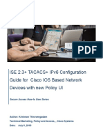 Device Administration W TACACS IPv6 With NewPolicyUIv3