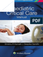 Paediatric Critical Care Manual 2018