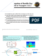 Propagation of Bastille Day Event To Voyagers 1 & 2