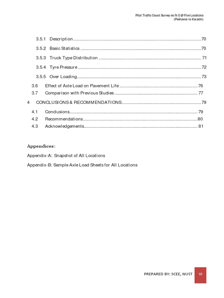 N-5 Traffic Count Survey Results | PDF | Truck | Axle