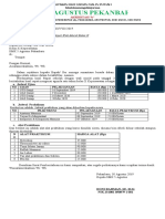 Surat Pemberitahuan Hasil Rapat X, XI