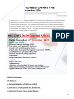 Insights Daily Current Affairs + Pib SUMMARY-10 December 2020