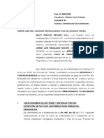 Contestación de demanda laboral por inexistencia de vínculo laboral