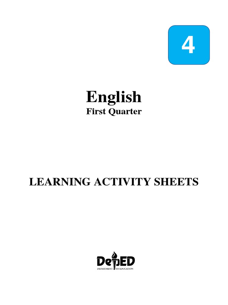 English 4 1Q Lesson Plan and Activity Sheets | PDF | Common Cold ...