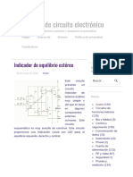 Indicador de Equilibrio Estéreo - Diagrama de Circuito Electrónico