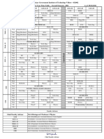 Time Table First Year 2 Sem 01.4.2021