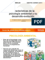 Características de La Psicología Ambiental y Su Desarrollo-Evolución