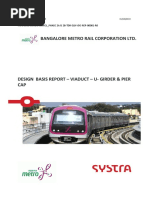 Design Specification For Metro Rail | PDF