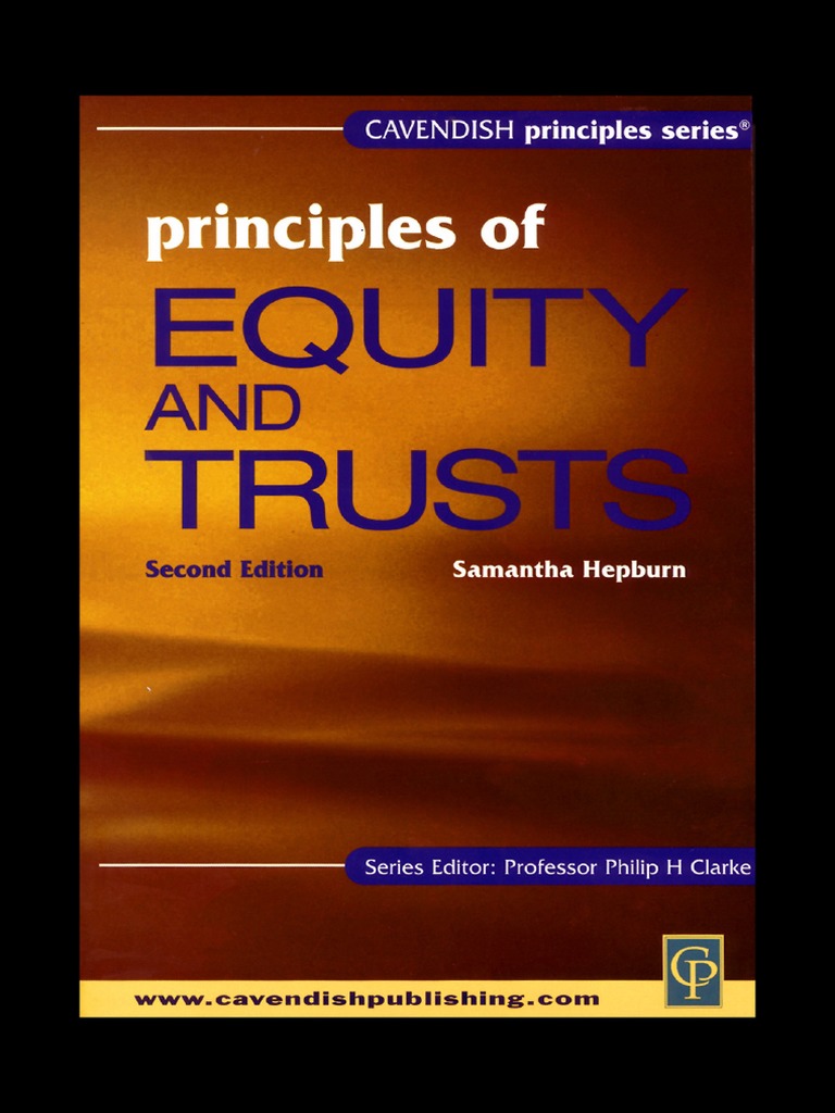 Principles of Equity and Trusts Law 2nd Edition (PDFDrive) | PDF ...