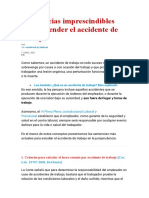 5 Sentencias Imprescindibles para Entender El Accidente de Trabajo