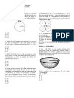 Teorema militar - Lista de exercícios de circunferência