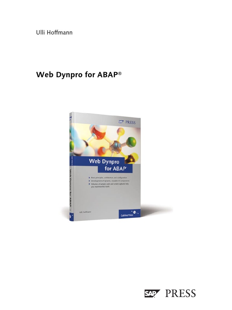 Web Dynpro For Abap | PDF | Computers | Technology & Engineering