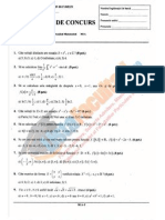 ListaFacultati.ro Subiecte Admitere Politehnica Stiinte Aplicate Bucuresti Algebra - Analiza 2006