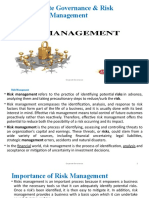 Corporate Governance & Risk Management