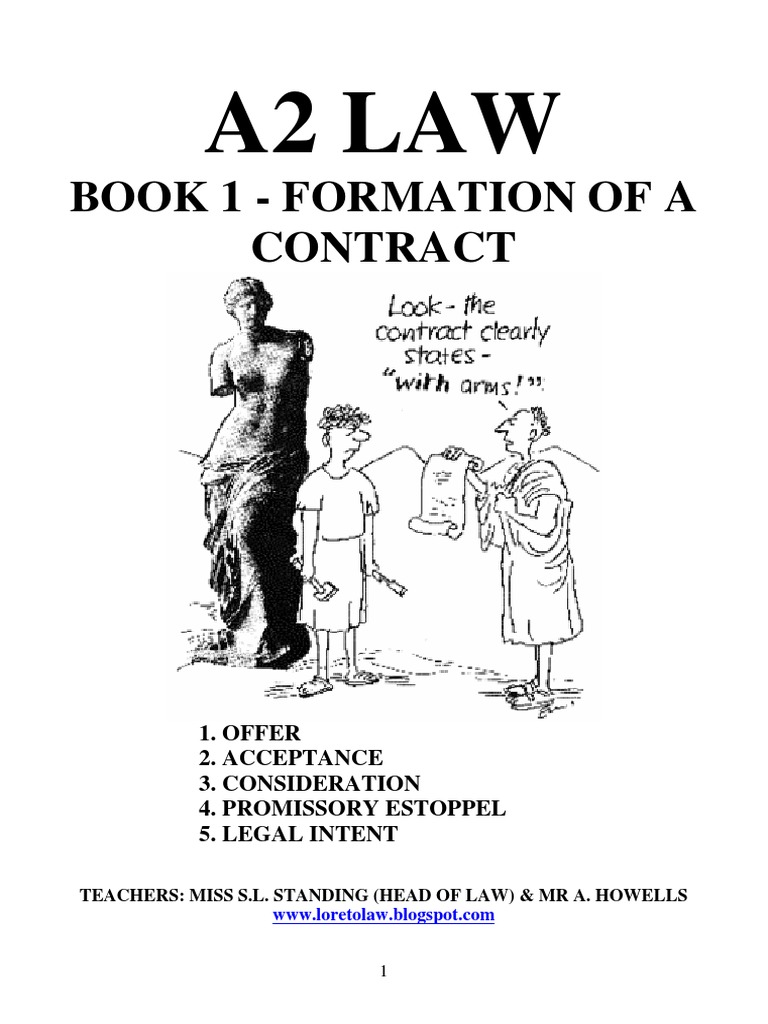 Contract Formation Overview | PDF | Offer And Acceptance | Auction