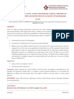 A Study On Anxiety Level Among The Primary School Children of Government and Private Institution in Lucknow Uttar Pradesh