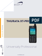 Iec Telecom Datasheet Thuraya XT Pro en Light