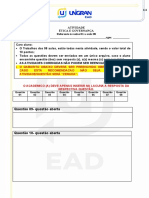 Ética e governança em atividade sobre compliance