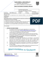 William Pacheco Guía de Matematicas Semana Inicial 8°