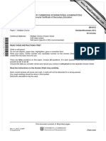 University of Cambridge International Examinations International General Certificate of Secondary Education