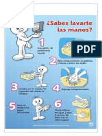 Cartel del lavado de manos