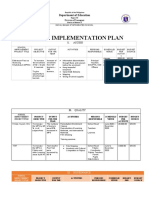 Annual Implementation Plan: Department of Education