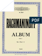 Rachmaninoff Op 3 1-5