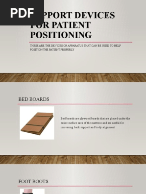 Support devices for patient positioning