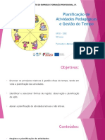 Planificação de Atividades Pedagógicas e Gestão Do Tempo