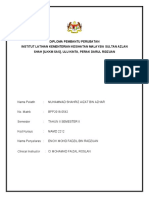 Diploma Pembantu Perubatan Institut Latihan Kementerian Kesihatan Malaysia Sultan Azlan Shah (Ilkkm Sas), Ulu Kinta, Perak Darul Ridzuan