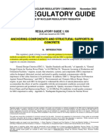 RG1.199 Anchoring Components and Structural Supports in Concrete