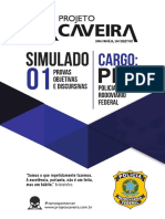 01 - Simulado - Cargo PRF - Projeto Caveira