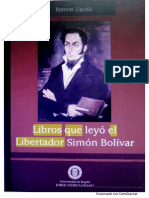 libros que leyo  el libertador simon bolivar