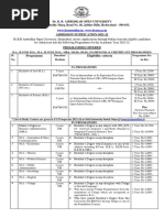 Programme Eligibility Criteria