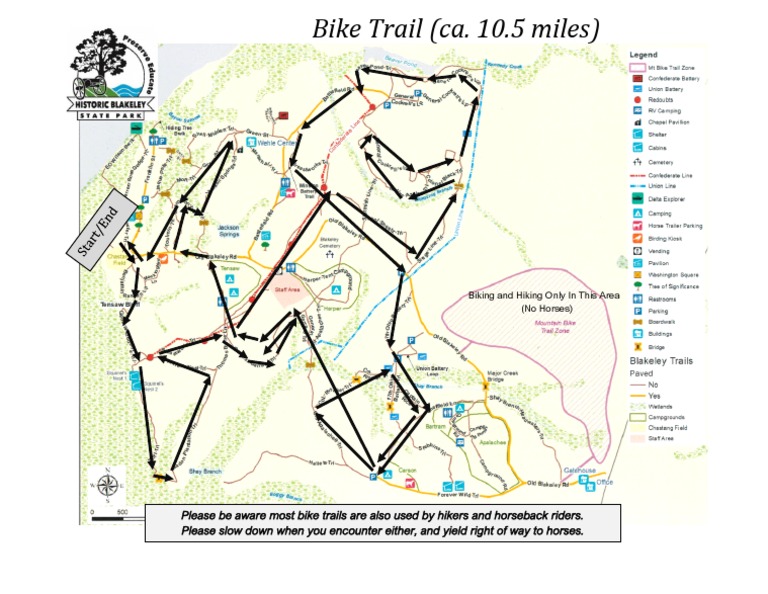 Blakeley Bike Trail Map Revised 2021 | PDF