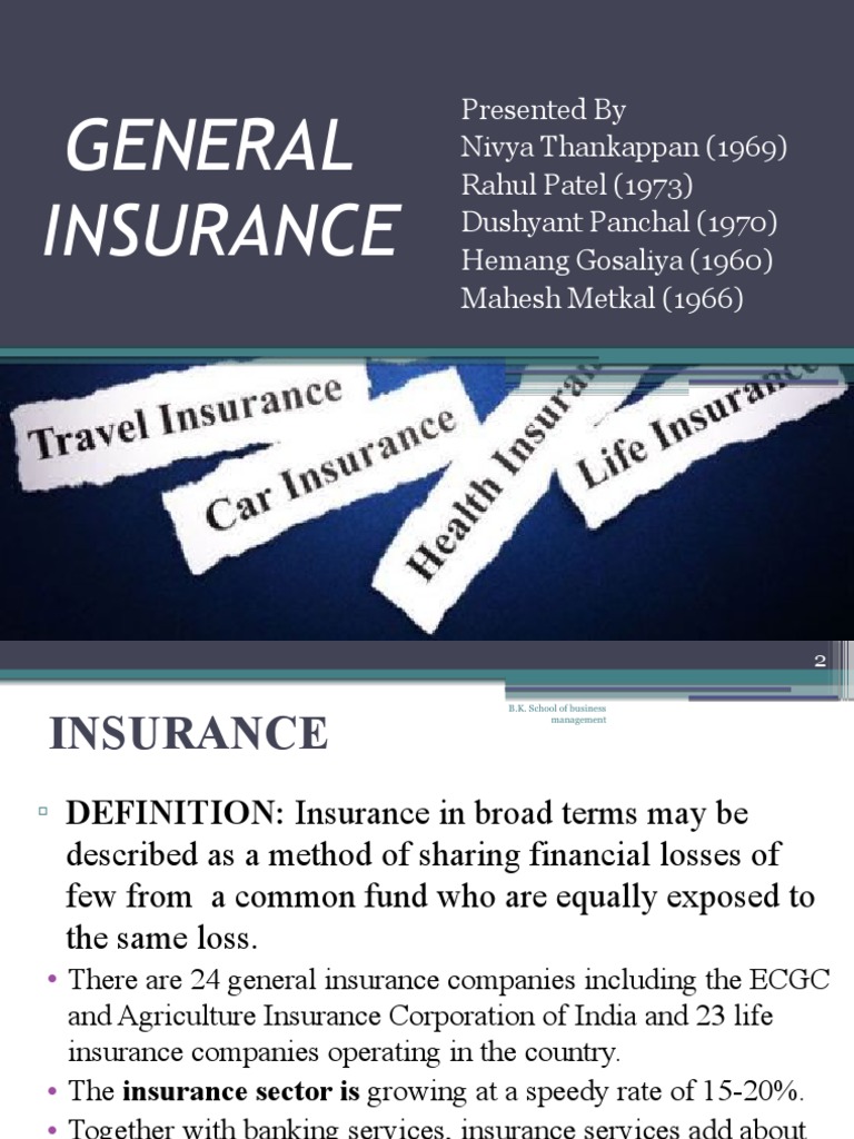 Classification of Insurance Types | PDF | Vehicle Insurance | Insurance